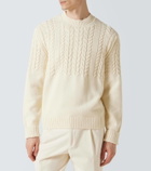 Dunhill Cable-knit cotton sweater