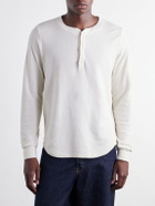 Les Tien - Garment-Dyed Ribbed Cotton-Jersey T-Shirt - Neutrals