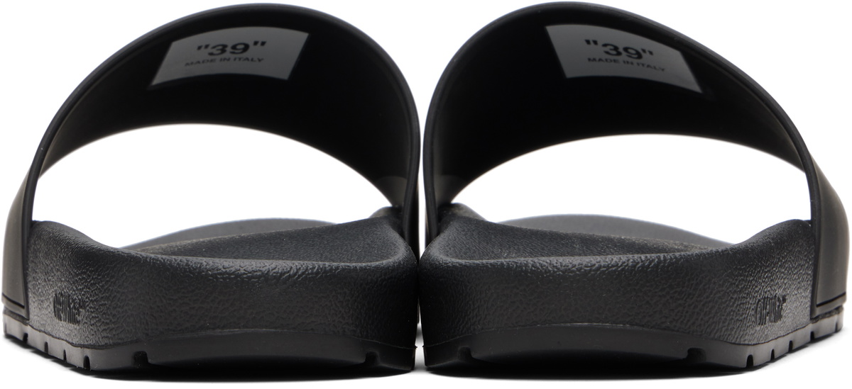 Off-White Black Bookish Slides