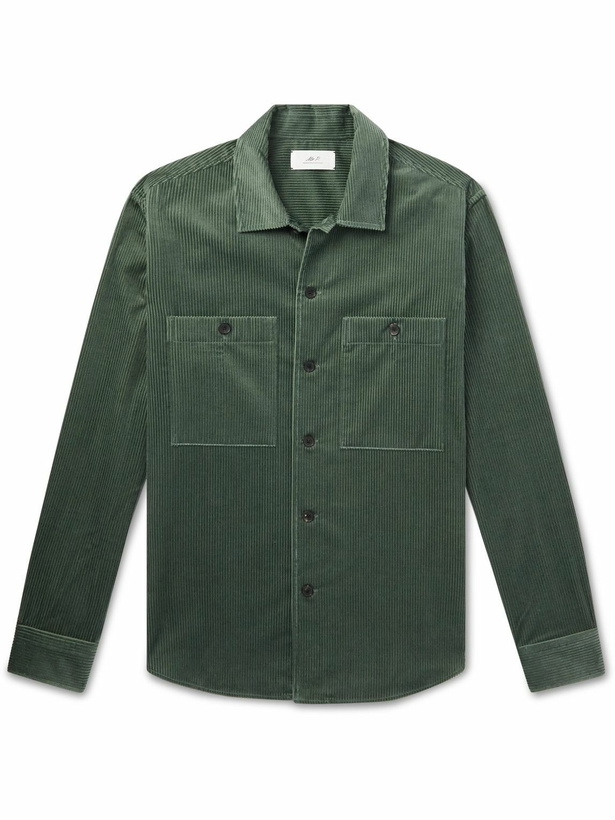 Photo: Mr P. - Cotton and Cashmere-Blend Corduroy Overshirt - Green