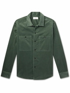 Mr P. - Cotton and Cashmere-Blend Corduroy Overshirt - Green