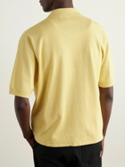 Norse Projects - Rollo Knitted Linen and Cotton-Blend Shirt - Yellow