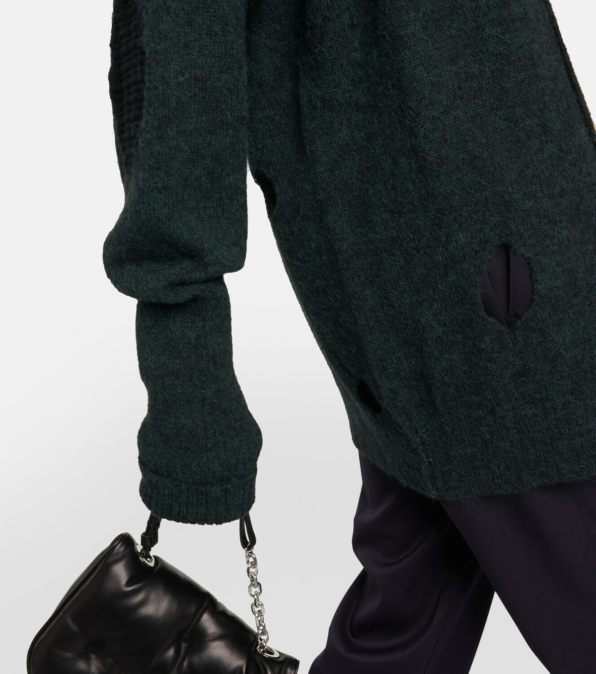 MM6 Maison Margiela Oversized alpaca-blend cardigan