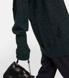 MM6 Maison Margiela Oversized alpaca-blend cardigan