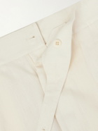 Ralph Lauren Purple label - Straight-Leg Pleated Linen Shorts - Neutrals