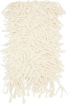 Ann Demeulemeester Off-White Sanra Fringed Stole Scarf