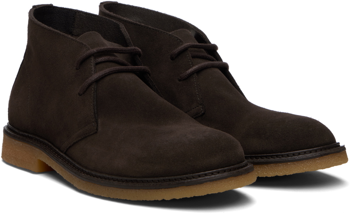 BOSS Brown Suede Desert Boots