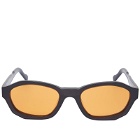 Sub Sun Men's SUB004 Sunglasses in Black/Orange