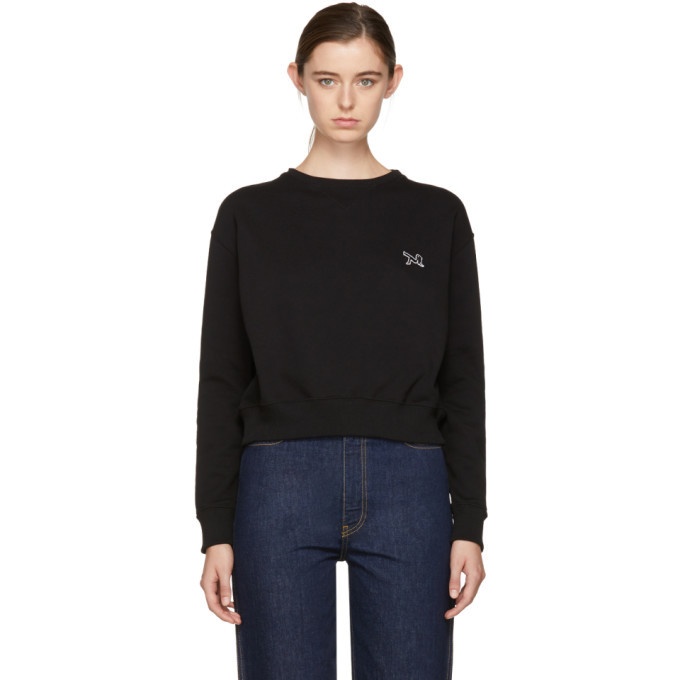 Photo: Calvin Klein 205W39NYC Black Logo Sweatshirt
