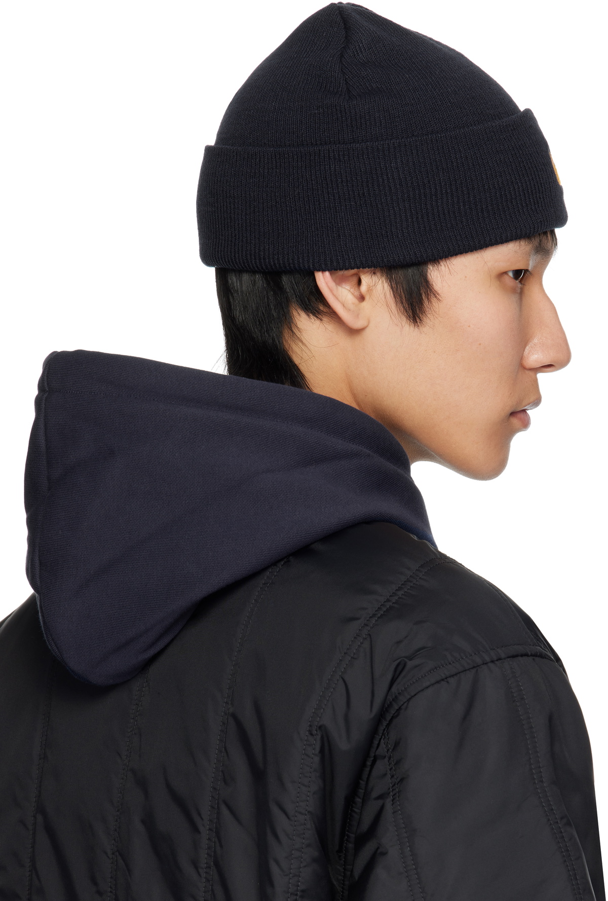 Carhartt Work In Progress Navy Chase Beanie