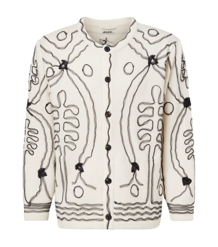 Photo: Bode Winter Garden cashmere cardigan