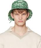 Jacquemus Green Le Raphia 'Le Bob Gadjo' Bucket Hat