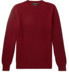 Ermenegildo Zegna - Ribbed Cashmere Sweater - Red