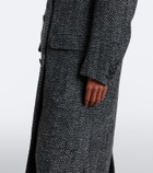 Marant Etoile Pilda herringbone double-breasted coat