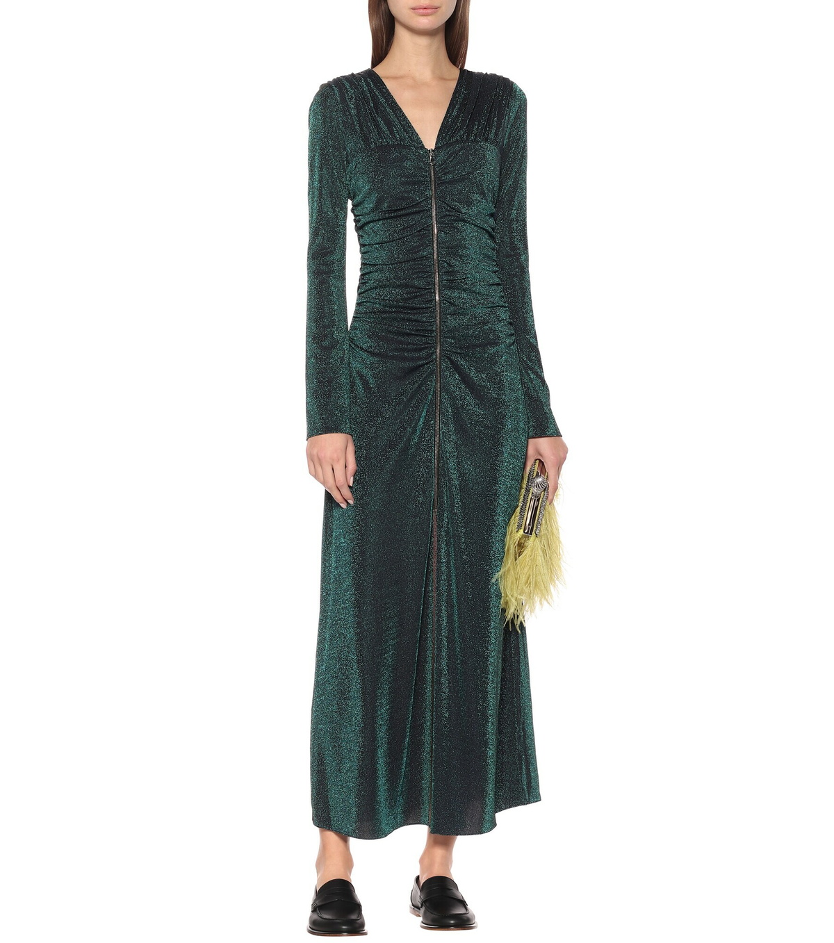 Sies Marjan - Jade metallic midi dress