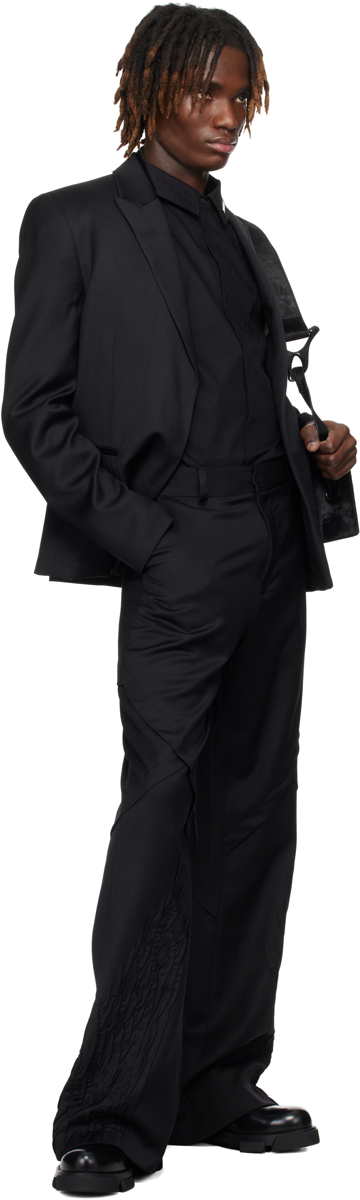 HELIOT EMIL Black Inertia Blazer Heliot Emil