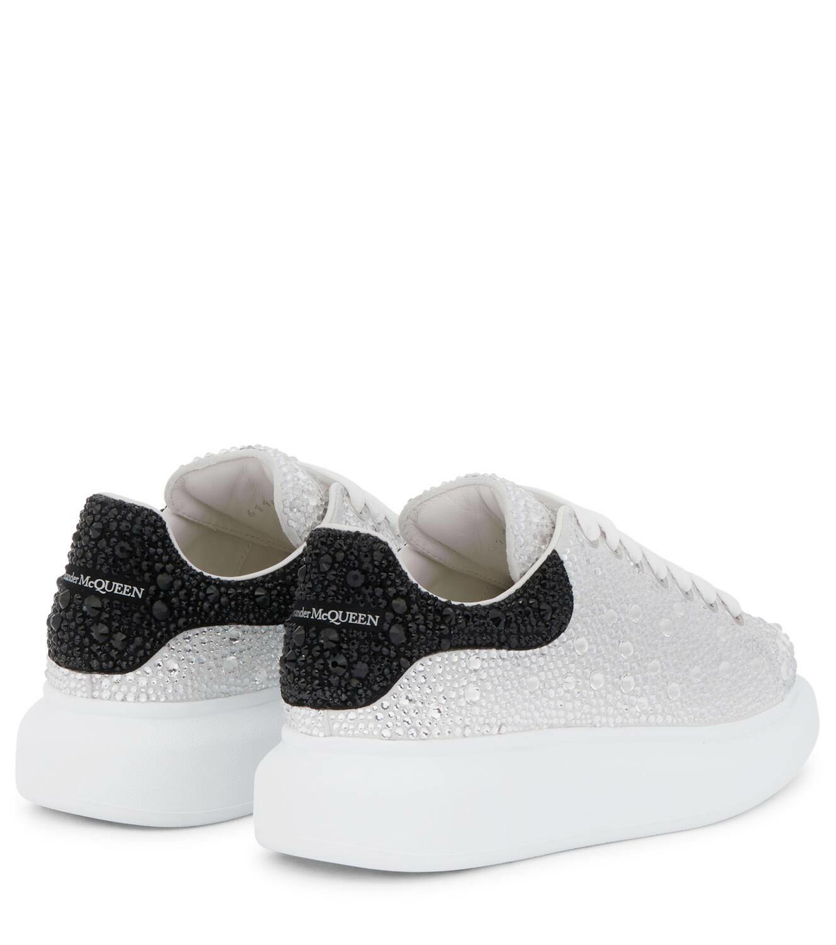 Alexander McQueen Embellished leather sneakers