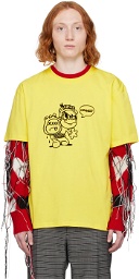 Charles Jeffrey LOVERBOY Yellow 90's T-Shirt