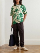 YMC - Mitchum Floral-Print Twill Shirt - Green