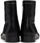 MM6 Maison Margiela Black Anatomic Ankle Boots