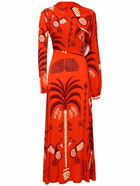 JOHANNA ORTIZ - Aclla Ceremonial Print Jersey Midi Dress