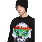 Palm Angels Black Alien Sweatshirt