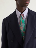 Drake's - Button-Down Collar Cotton Oxford Shirt - Purple
