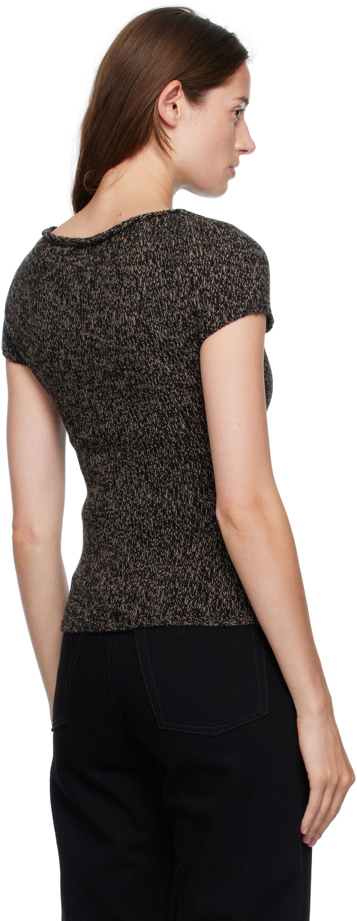OUR LEGACY Brown Sculpt Top