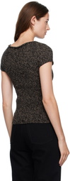 OUR LEGACY Brown Sculpt Top
