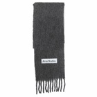 Acne Studios Vally Dip Dye Scarf in Dark Grey 