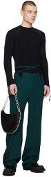 Dion Lee Green V-Wire Trousers