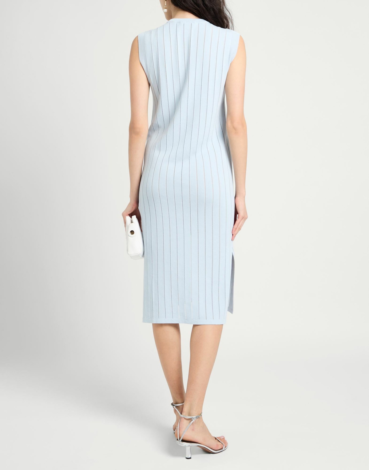 Peserico Womens Midi dress Sky in Blue