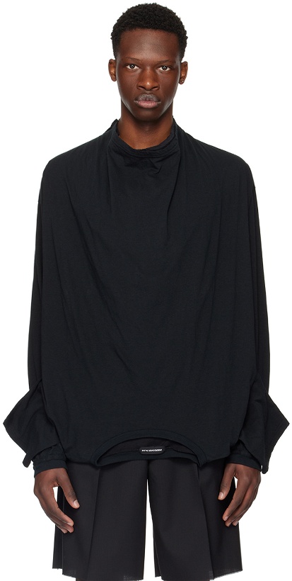 Photo: UNDERCOVER Black Layered Sweatshirt