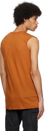 Rick Owens Orange Basic Tank Top