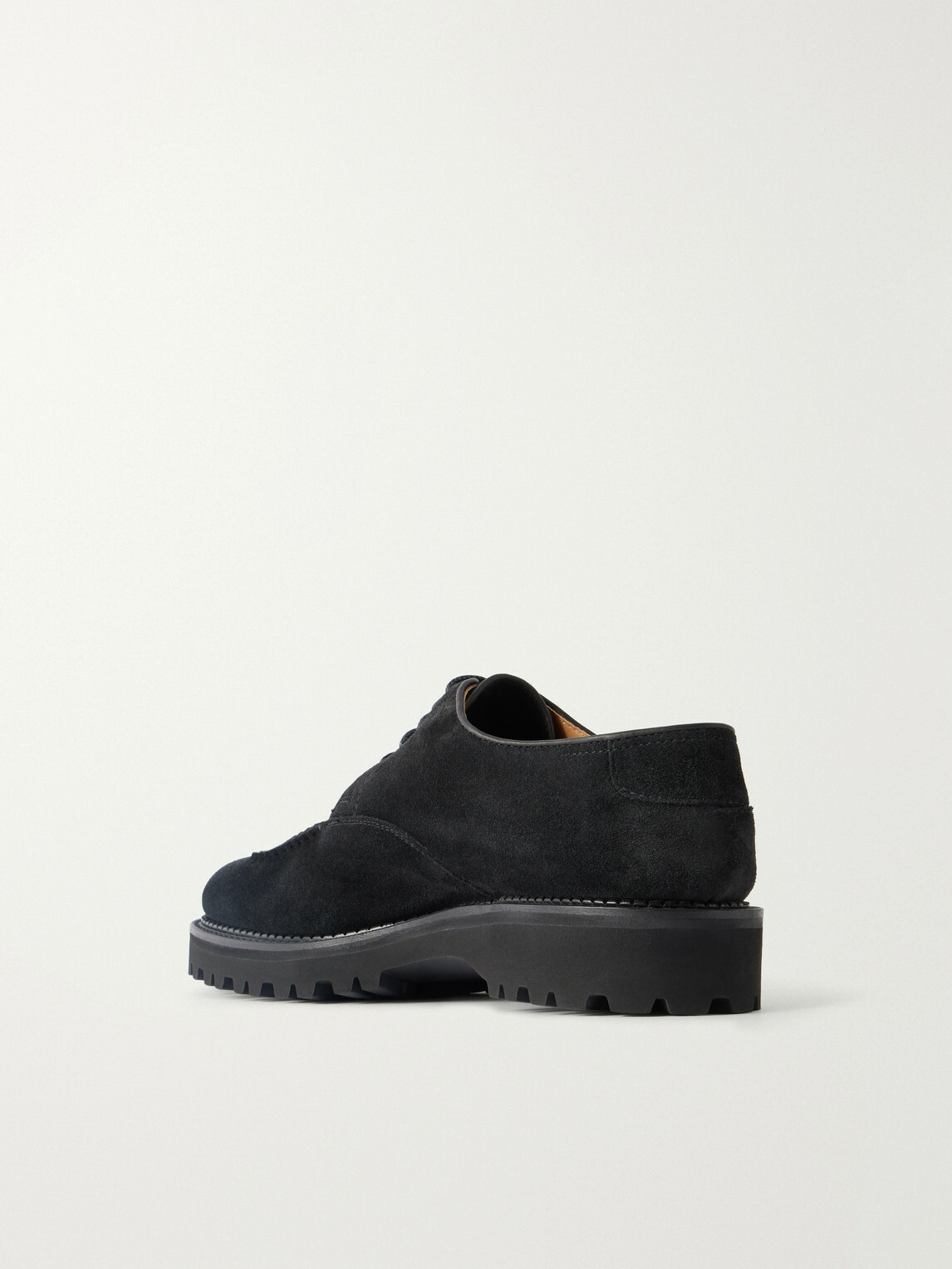 John Lobb - Land Suede Derby Shoes - Black