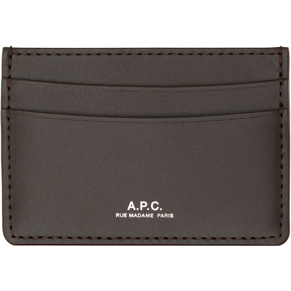 A.P.C. Brown André Card Holder