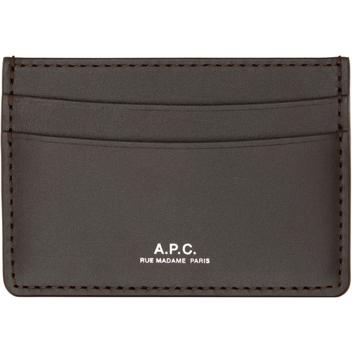 Photo: A.P.C. Brown André Card Holder