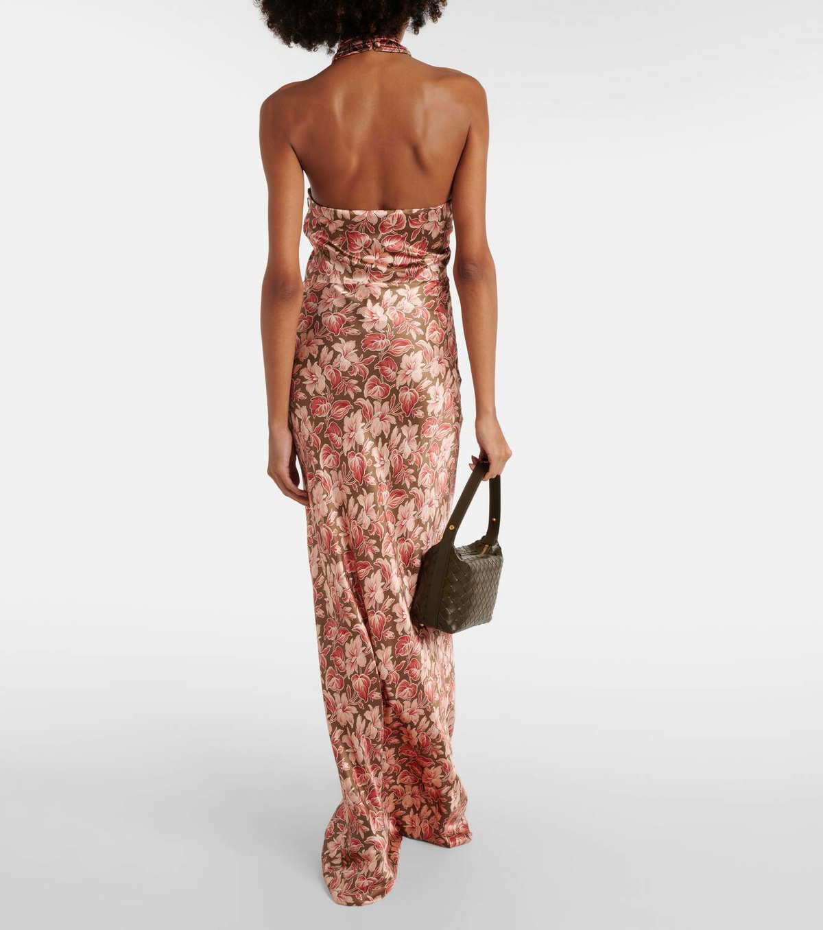 Veronica Beard Halterneck silk-blend maxi dress Veronica Beard