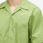 Marni Men's Pocket Logo Vacation Shirt in Kiwi