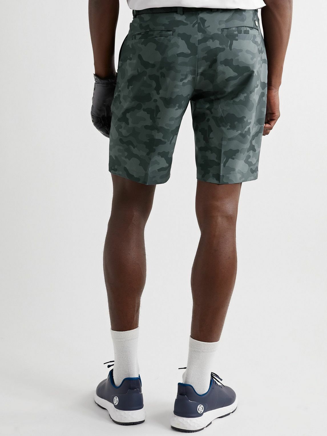 Under Armour Short Camouflage Extensible pour Homme, Gris (012)/Noir, Taille S