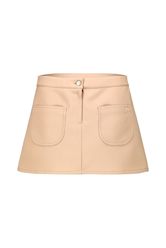 Photo: Courrèges Mini-skirt 2-pockets Twill