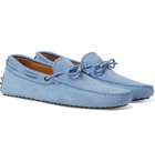 TOD'S - Gommino Suede Driving Shoes - Blue