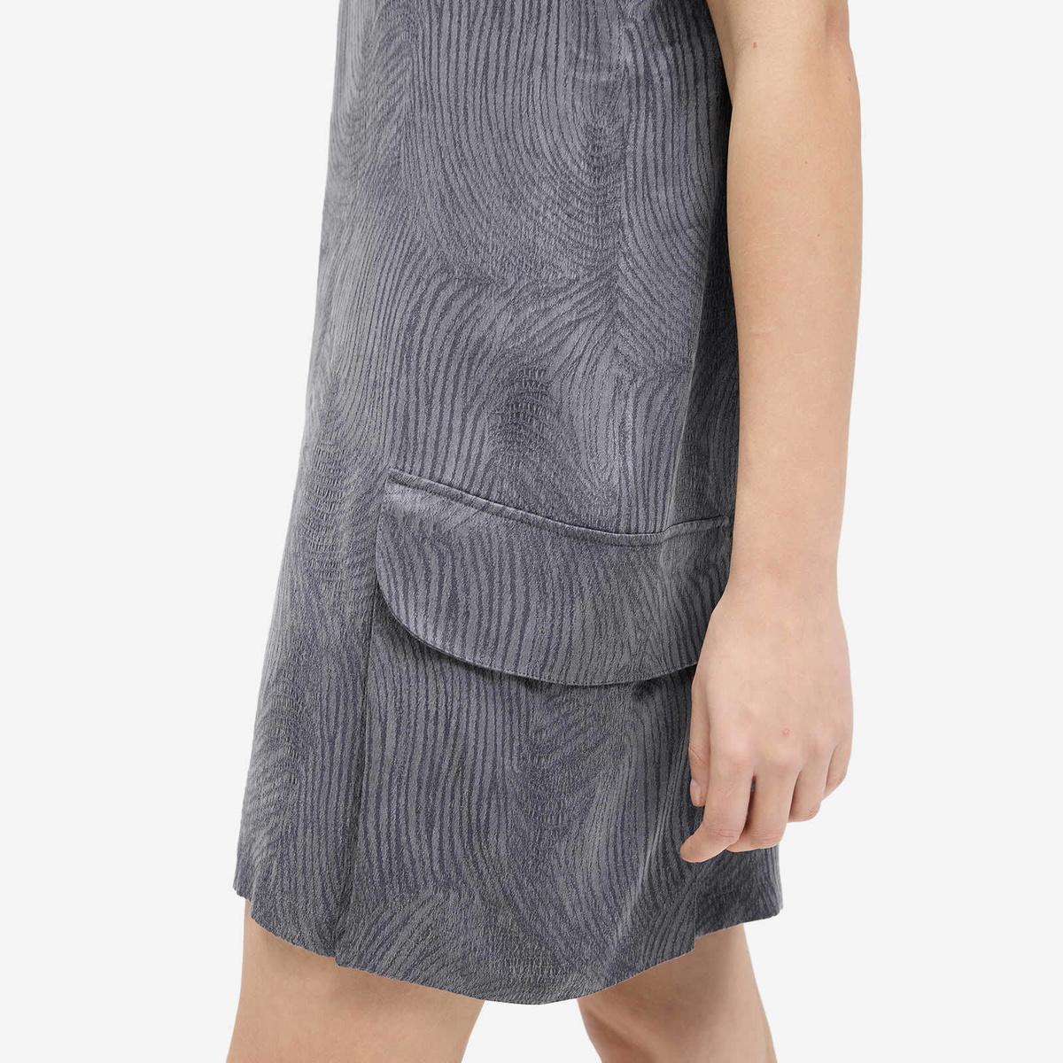 Represent Women's Swirl Mini Dress in Jet Black