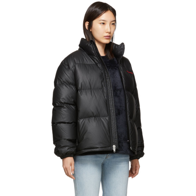 Alexander Wang Black Down Pleather Chynatown Jacket Alexander Wang