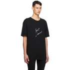 Saint Laurent Black Signature T-Shirt