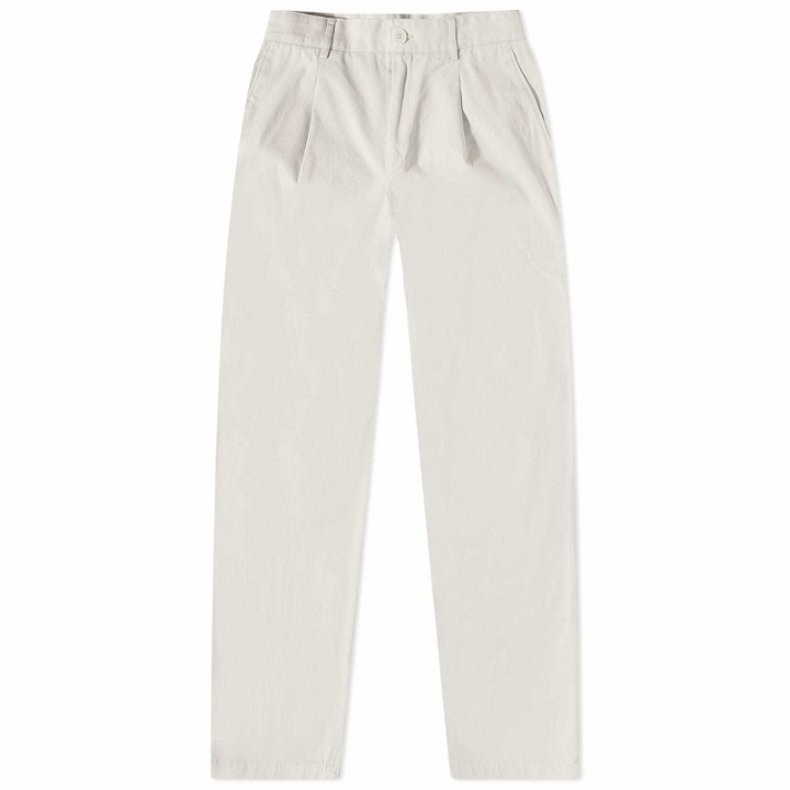 Photo: Wax London Men's Milo Twill Trousers in Off White