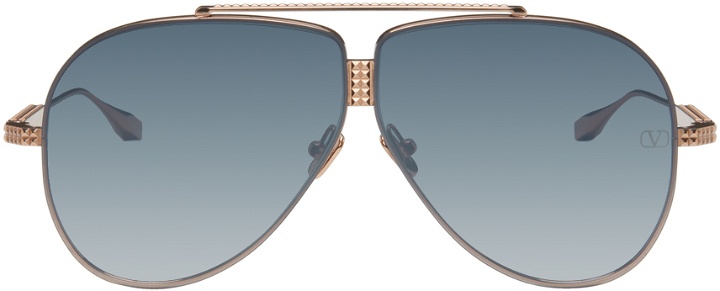 Photo: Valentino Garavani Rose Gold XVI Sunglasses
