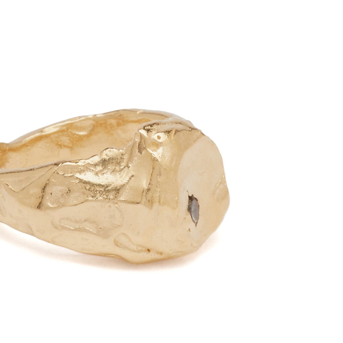 Simuero Women's Marea Ring in Gold/Clear