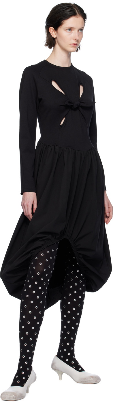 J.Kim Black Bale Midi Dress