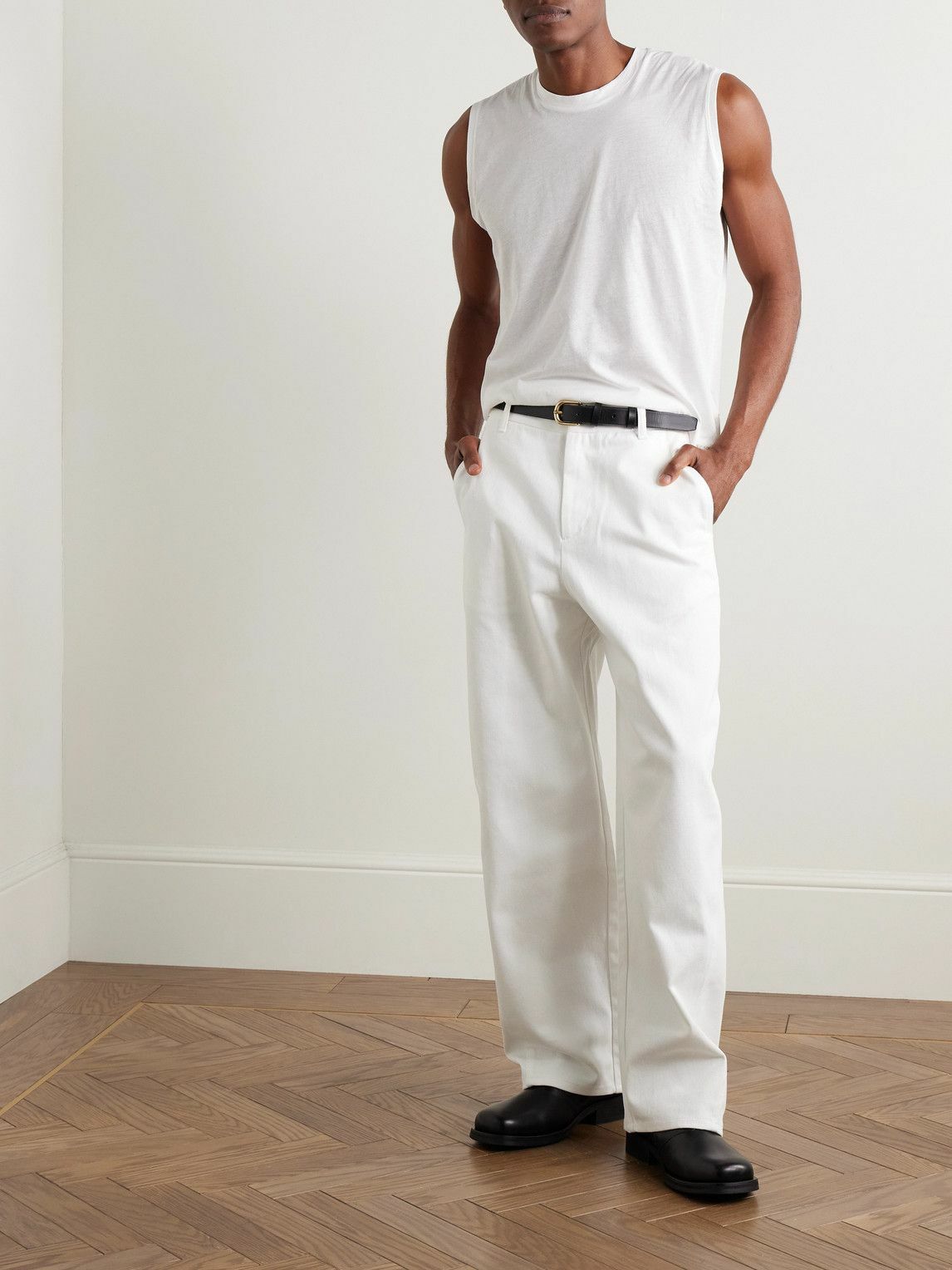 Amomento - Barrel-Leg Jeans - White